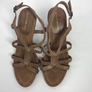 Bandolino tan heels.